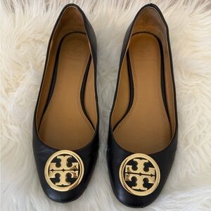 Tory Burch black low heel flats